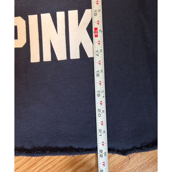 PINK Victoria's Secret Milwaukee Brewers Fleece Sweatshirt size XS Blue E56 - Picture 7 of 9